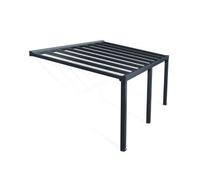 Auvent de terrasse Stockholm Palram - Canopia 3,4 x 5,9 m alu gris