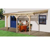 Pergola Adossée Toit Transparent 2,57 x 4,24 m - Weka OULIÈRO