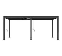 Pergola - Aluminium - Ombrea - Bioclimatique - Anthracite - 3x6 M Gris