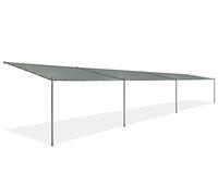 Pergola anthracite Gênes 3 x 12m Garden Point