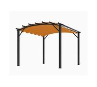 Pergola arche 11.22 m2 rouille Habrita per 3433 gr G