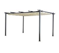 Pergola autoportante 3 × 4m CASSIS beige - structure aluminium
