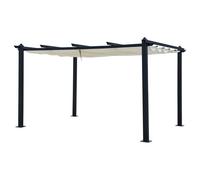 Pergola Autoportante 3 × 4m Cassis Beige - Structure Aluminium Beige