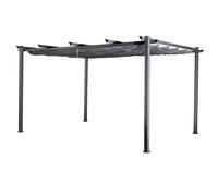 Pergola autoportante 3 × 4m CASSIS grise - structure aluminium