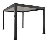 Pergola autoportée Bioclimatique AutonomeZéphir 3 x 4 m Solaire en Aluminium - grey G