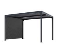 Pergola bioclimatique 10.8m² gris anthracite - PER3630RBI - HABRITA