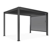 Pergola bioclimatique 3x4m autoportée avec 1 store 2,66 x 2,34 m ( 1 store 2,66 x 2,34 m )