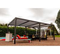 Pergola bioclimatique 6x3,60m en alu 21m2