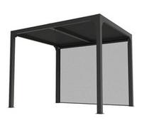 Pergola bioclimatique 7.20 m2 gris anthracite - PER 2430R BI - HABRITA