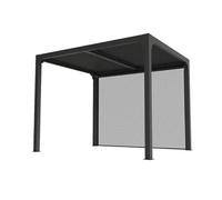 Pergola bioclimatique 7.20 m2 gris anthracite - PER 2430R BI - HABRITA