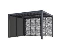 HABRITA - Pergola bioclimatique ALUMINIUM - 10,80 m²