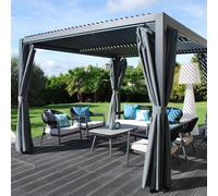 Pergola bioclimatique autoportante CREADOR Kiosko 3,6 x 3 m