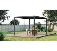 Pergola bioclimatique avec éclairage 3x3,60m