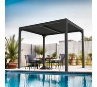 Pergola bioclimatique en aluminium 2,40x3m