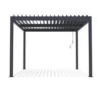 Pergola Bioclimatique En Aluminium "Windsor" - 3 X 4 M - Anthracite
