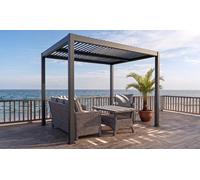 Pergola bioclimatique Kocoon : Noir / 3 x 3 m
