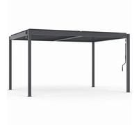 Pergola Bioclimatique Lames Orientables 3x4m Aluminium Gris Anthracite