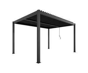 Pergola bioclimatique manuelle - autoportante - aluminium thermolaqué - 3x4 m - Ximax