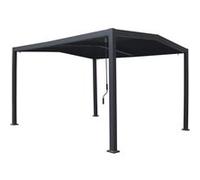 Pergola Bioclimatique Aluminium Gris 338 X 392 X 242 Cm Gris