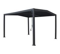 Pergola Bioclimatique Aluminium Gris 338 X 392 X 242 Cm Gris