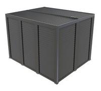 Pergola bioclimatique + ventelles alu mobiles côté 3 m + côté 3,60 m - 10,80 m2 - Alu G