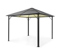 Blumfeldt Pantheon Solid Sky Ambient Solar Pergola