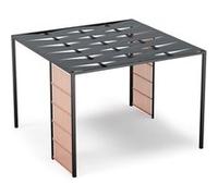 Blumfeldt Tonnelle 3x3m, Tonnelle de Jardin Extérieur avec Toit en Polyester PA, Cadre en Acier Revêtu, Brise-Vue Intégré, Assemblage Facile, Utilisable Toute l'Année
