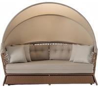 Pergola Canapé Bain de soleil Canapé Toit solaire Gazebo Outdoor-Daybed Jardin Canapés
