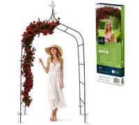 Pergola de jardin en arche - JANSHOP - 265 cm - Plonos - Résistante aux intempéries - Protégée contre la corrosion