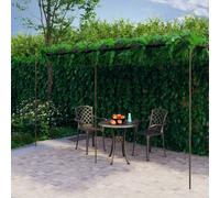 vidaXL Pergola de Jardin en Fer - 6x3x2,5 m - Marron Antique
