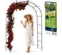 Pergola de jardin - Plonos - 240 cm - Arc - Acier peint par poudrage - Résistante aux UV - Résistante à la corrosion