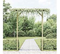 Pergola de jardin - vidaXL - Bois de pin - Résistant à la pourriture - 205x40x203 cm