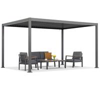 Pergola de terrasse Amarante 3 x 4 m Garden Point anthracite