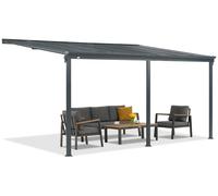 Pergola en aluminium pour terrasse San Diego 3 x 4,3 CoverTech anthracite
