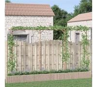 Pergola en bambou - vidaXL - 385x40x205 cm - Autoportante - Beige - Résistante aux intempéries Beige G