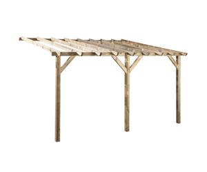 Pergola en bois adossée Cerland Etretat 2,5 x 3 m