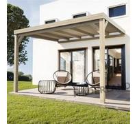 Pergola Adossée En Bois Reims 500 X 400 Cm - Maderland Multicolore