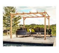 Pergola En Bois Lamellé-Collé Angers 600 X 400 Cm - Maderland Multicolore