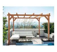 Pergola En Bois Lamellé-Collé Villeurbanne 600 X 300 Cm - Maderland Multicolore