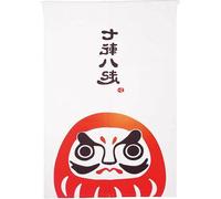Pergola en tissu - Design japonais - 80 x 130 cm - Avec barre rabattable - Motif Daruma