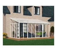 Pergola fermée 15.1m² blanc Palram 703992 Blanc G