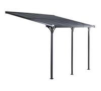 Pergola Gardiun Elliot - 18,8 m² 619x305x227/272 cm Aluminium et Polycarbonate