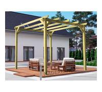 Pergola Massive En Bois Le Havre 510 X 300 Cm - Maderland Multicolore