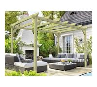 Pergola Massive En Bois Paris 510 X 300 Cm - Maderland Multicolore