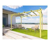 Pergola Massive En Bois Tours 300 X 300 Cm - Maderland Multicolore