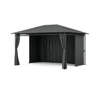 Pergola Mondo 3x4 avec structure métallique et 4 parois latérales