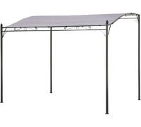 Pergola murale 3 × 2,5m NICE taupe