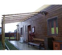 Pergola Murale Et Carport Adossable Autoclavé - 3 X 5 M - 15 M2 Habrita Multicolore