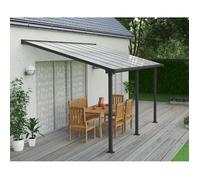 Canopia by Palram Pergola Olympia 12.8 m² en Aluminium Et Polycarbonate, Moderne & Élégante, pour Couvrir Une Terrasse Toute L’année (Gris)