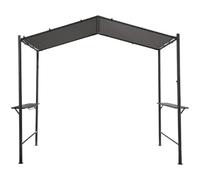 Pergola Tonnelle Pour Barbecue - 277 X 149 Cm - Anthracite Anthracite
